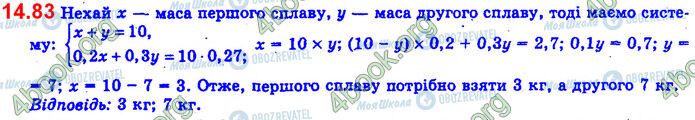 ГДЗ Алгебра 11 клас сторінка 14.83